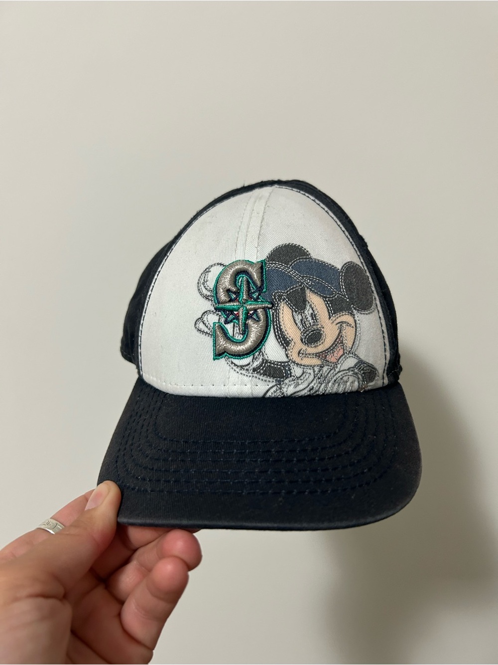 Seattle Mariners x Disney Mickey Mouse Cap Adjustable Baseball Hat